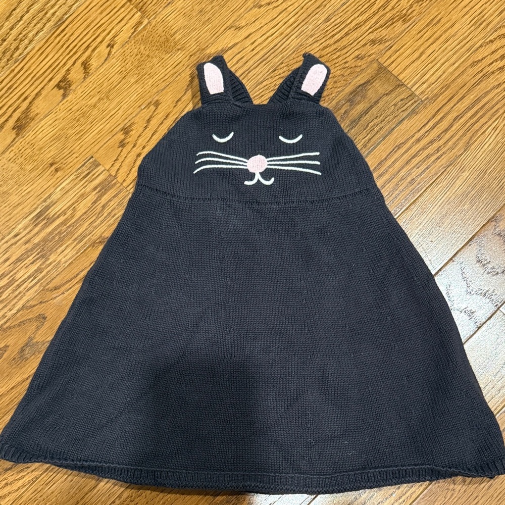 Hanna Andersson Adorable Black Bunny Dress